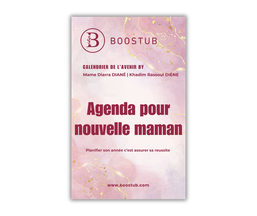 Agenda annuelle pour nouvelle maman